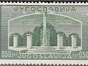 Yugoslavia 1941 Monumentos 0,50 +0,50 Din Verde Scott B120. Yugoslavia B120. Subida por susofe
